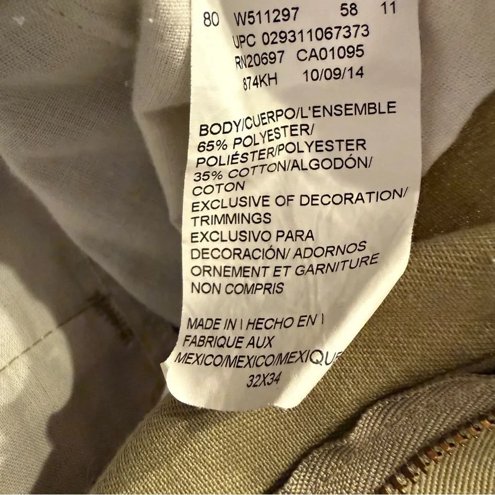 Dickies 874 Original Fit Khaki Work Utility Pants Men’s 32x34